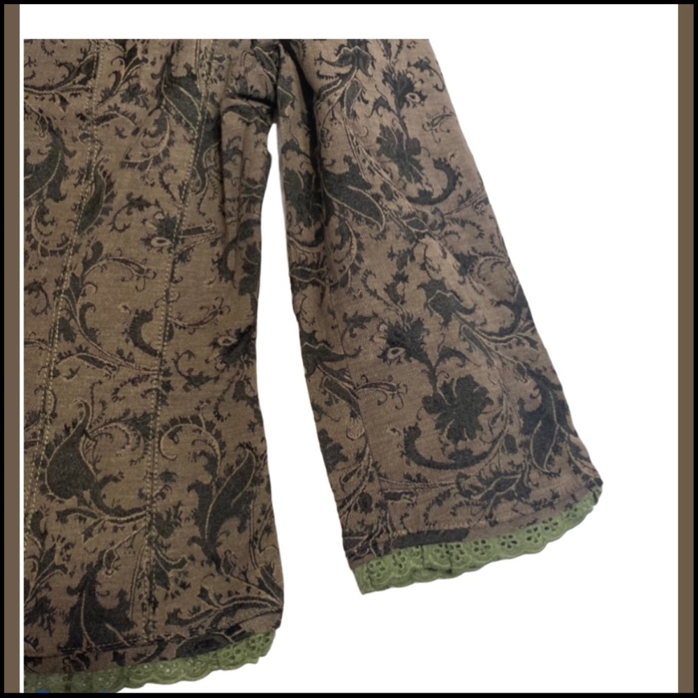 NWT LUCY PARIS BROCADE MILITARY STEAMPUNK JACKET S - Picture 6 of 9